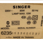 Spulenaufwickler für Singer-Nähmaschine 6235